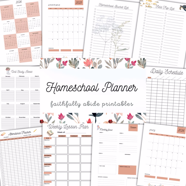 The Best Academic Planner for Homeschooling Families: A Mom’s Secret Weapon for a Stress-Free Year