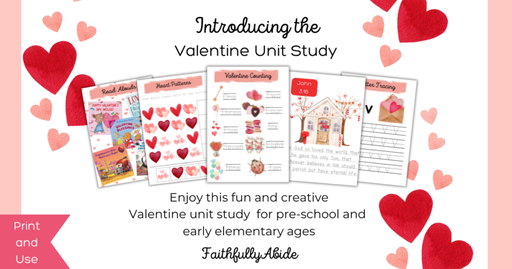 Valentine's Day Activities - Preschool & Kindergarten - Faithfully ...