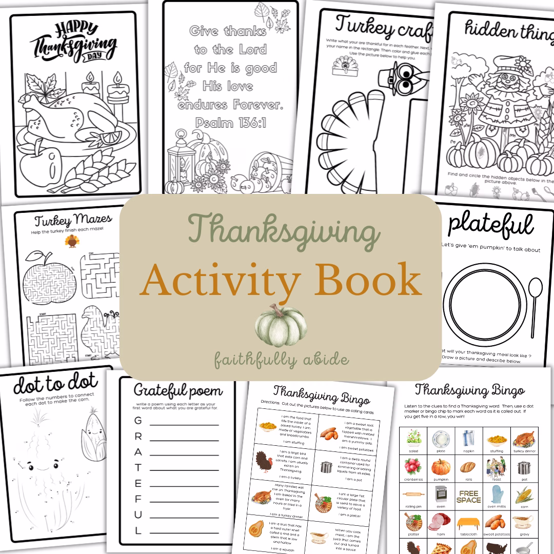 Thanksgiving Printables for Thanksgiving Day!